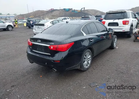 2014 Infiniti Q50 Premium from USA, damaged, VIN JN1BV7AR2EM705630